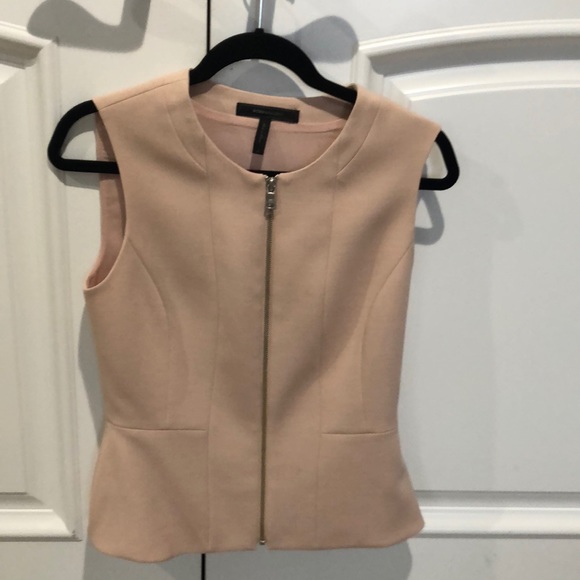 BCBGMAXAZRIA zip up top/vest - Picture 1 of 3